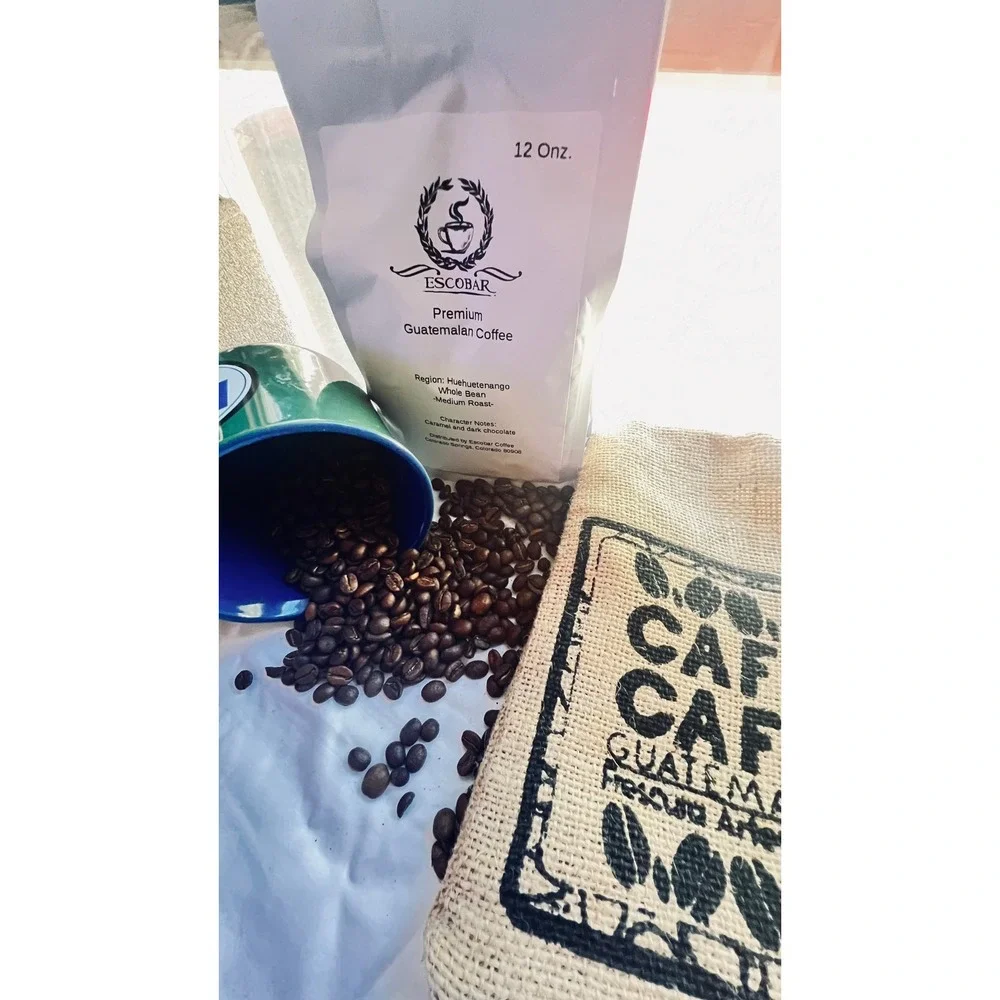 Guatemalan Coffee‎ Beans Huehuetenango | Medium Roast Whole Bean Coffee | 12 oz